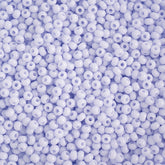 10/0 Preciosa Seed Beads Opaque Natural Lilac
